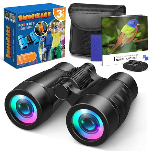 HappyKidsClub Fernglas für Kinder, Outdoor Spielzeug ab 3-12 Jahre Junge Geschenk Junge 3-12 Jahre Kinder Spielzeug ab 3-12 Jahre Einschulung Geschenk Jungen Kinderfernglas Fernglas Kinder