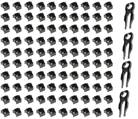 Aiciyimo RJ45 Port Lock Kit with Key - Ethernet Port Security Blocker, Anti Dust Cap Protector for Router & Computer Ports