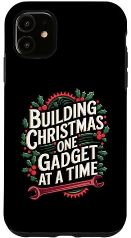 Custodia per iPhone 11 Un gadget alla volta per costruire meccanici di Natale