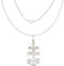 Only faith Caravaca Kreuz Halskette 925 Sterling Silber Damen italienische Kette 50cm