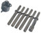 Set di scalpello pneumatico, martello pneumatico, piastrelle in calcestruzzo per lavori di pietra, punteruolo punteruolo strumento di riparazione
