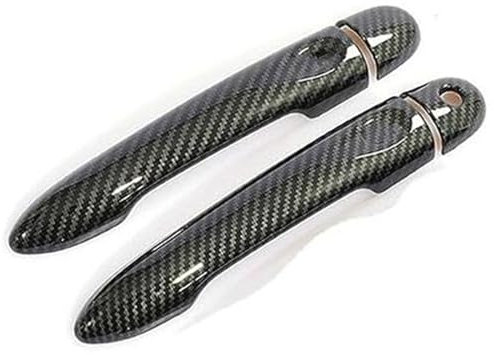 MEXWLOP, for Renault, Clio IV Clio 4 Lutecia 2012 2013 2014 2015 2016 2017 2018 2019 Accessoires de Couverture de poignée de Porte de Voiture en Fibre de Carbone Couvre-poignée de Porte en Fibre de c