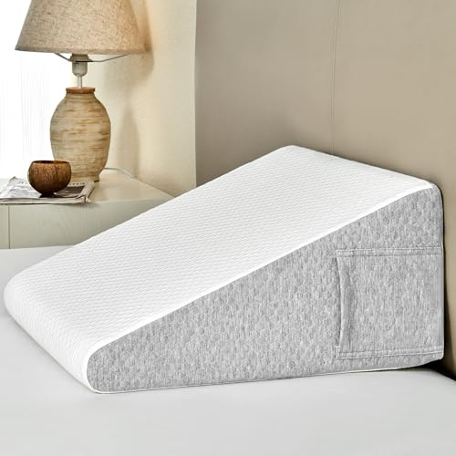 Dorifine Keilkissen für Bett und Sofa,Reflux Kissen Erwachsene | Beine mit Waschkissen heben Kissen, Schlaf Atmung unterbrochen Reflux Kissen, Matratzenkeil Erwachsene, Betterhöher
