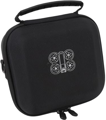 XUMIUZIY Drohnen Tragbare Beutel, Oberes Mesh -Taschen -Design Exquisite wasserdichte PU Drohnen Transport Zum Reisen (Black)