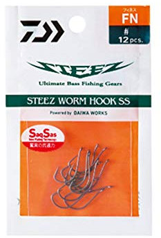 DAIWA Steez Worm Hook SS, Finesse, Angelhaken, Size 2, 17702-002