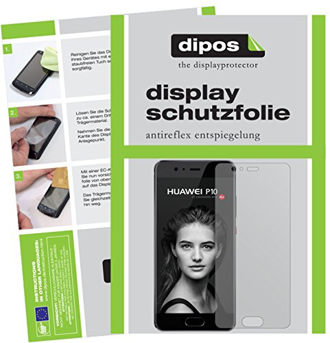 dipos 6x Displayschutzfolie matt für Huawei P10