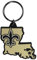 Siskiyou Sports Unisex NFL New Orleans Saints Home State Flexi Schlüsselanhänger, Schwarz, Standard