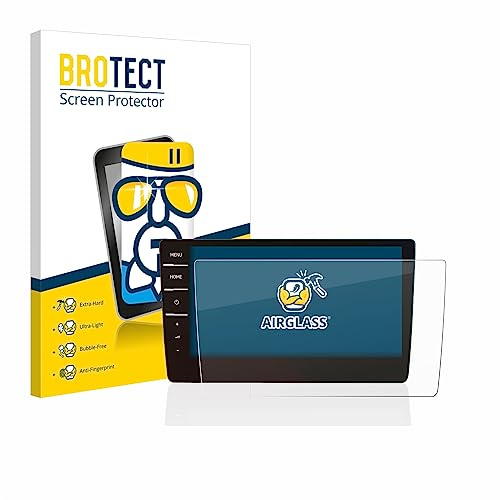 brotect Glass Screen Protector Film compatible with Volkswagen Golf 7 Discover Pro 9.2 2017 - Glass-Foil Protection [Scratch Resistant]