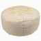 Meditationskissen Yogakissen Celine Madeleine mit Stickerei Bezug waschbar gefülltes Innenkissen mit Bio-Dinkelspelzen 33 x 15 cm Anfänger und Geübte (natur)