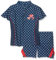 Playshoes zweiteilig Schwimmshirt Badeshorts Badebekleidung Unisex Kinder,Herzchen,110-116