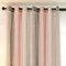 Michorinee 1 Stücke Vorhang Kinderzimmer Gardinen Blickdicht Mädchen Junge Hohle Sterne Verdunkelung Farbverlauf Kurz Ösenschal Voile für Mädchenzimmer, Grau Rosa 137 × 132cm (H × B)