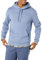 Amazon Essentials Men's Pullover Sweatshirt Hoodie, Big & Tall Options Available, Ice Blue, M