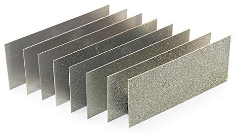 ExcInter 2000 Grit Professional Rectangle Diamond Sharpening Plate Sharpening Stone Knife Sharpening Kitchen Knife Grinding Tools