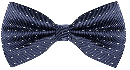 Allegra K Men's Polka Dot Pre-Tied Bow Tie Adjustable Tuxedo Bowtie | Pre-tied, adjustable bowtie, soft, durable, perfect for weddings, formal tuxedo wear