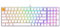 Glorious Gaming GMMK 2 Full Size (96%) - Teclado gaming mecánico, carcasa de aluminio, personalizable, keycaps dobles, switches Glorious Fox, RGB, distribuciones QWERTY estadounidense - Blanco