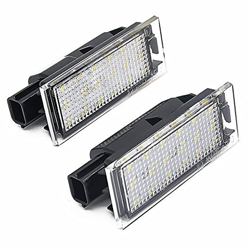 Meimeier LED License Plate Light Lamp for Clio/Espace/Kadjar/Laguna/Master/Megane/Trafic/Twingo/Wind