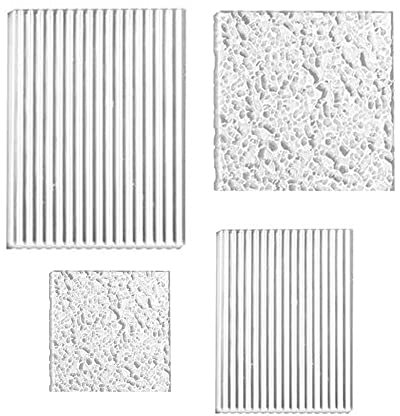 GISELA D Foto-Hintergrund Requisiten Acryl Spiegel Kosmetik Schießen Zubehör Transparent Wasser Ripple Hintergrund Fotografie Hintergründe Dekorationen (4Type-Set1)