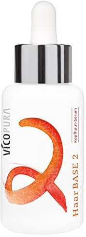 VICOPURA Haar BASE Serum 2 basisches Kopfhautserum bei schuppiger, juckender Kopfhaut, vitalitätsarmes Haar, Haarausfall, 50ml