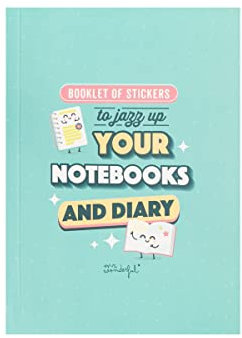Mr. Wonderful WOA2212086EMZ2 Booklet of stickers to jazz up your notebooks and diaries