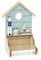 Carousel Home Porte-rouleau de papier toilette nautique | Porte-rouleau de papier toilette mural en bois | Accessoires de salle de bain nautique côtière