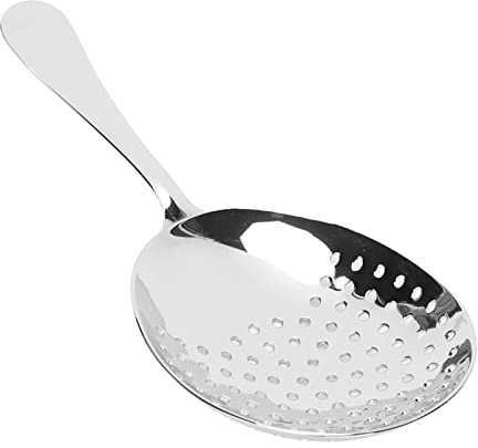 Colador de cóctel Colador Julep ergonómico no plegable Fácil de limpiar Amplias aplicaciones para herramientas de barra Luz de espejo