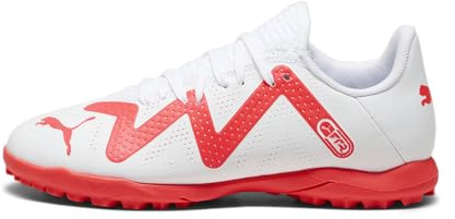 UMA Future Play TT JR Fussballschuh, White-FIRE Orchid, 28 EU