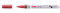 Pentel MSP10 Paint Marker, marcatore vernice permanente punta fine 2,9 mm, rosso perla, 6 pz