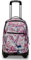 Trolley INVICTA - NEW PLUG FANTASY, Rosa - Trolley Scuola Sganciabile 3in1, Zaino Scuola, Viaggio & Tempo Libero - Doppio Scomparto, Maxi Capienza 37 LT