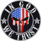 Patch USA (In God we trust Punisher - Patch)