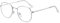 Ggpyyon Retro Blaulichtfilter Brille Damen Herren Hexagonal Brille Blue Light Blocking Glasses Polygon Ohne Stärke Blaufilter Brillen(Silber)
