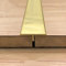 Bandes de Transition Bandes de Transition En Forme de T pour Sol, Bande de Bordure En Laiton pour Seuil, Bande de Finition de Joint pour Plancher En Bois, Réducteur de Rampe En Laiton Résistant ( Size