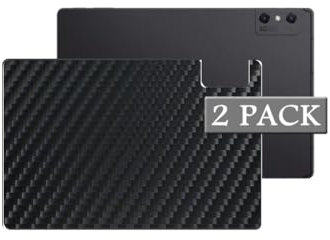 Vaxson 2 Stück Rückseite Schutzfolie, kompatibel mit ZTE nubia Pad 3D 12.4, Schwarz Backcover Skin Cover Haut [nicht Displayschutzfolie ]