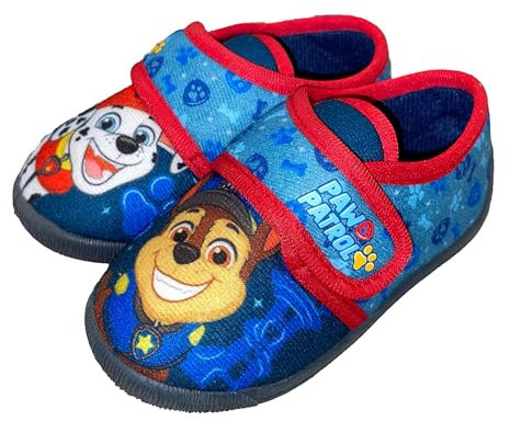 Leomil Paw Patrol Hausschuh Hausschuhe Kinder Jungen 29, Ideal für Kindergarten oder Zuhause, Blau