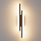 Klighten Wandleuchte LED Innen 40cm, 12W 850LM Mordern Wandlampe, Dekorative Wandleuchte Für Schlafzimmer Wohnzimmer Korridor Treppenhaus, 110-240V, Warmweiß 3000K, Schwarz