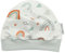 Kleine Könige Mütze Baby Jungen Beanie · Modell Regenbogen Small Rainbows, hellgrau · Ökotex 100 Zertifiziert · Größe 98/104