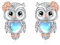 Mondstein Eule Ohrringe Sterling Silber Niedliche Eulen Ohrstecker Schmuck Geschenke für Damen Mädchen