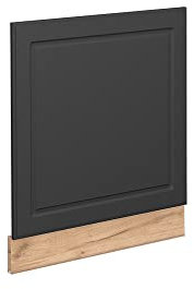 Vicco façade Fame-Line, Anthracite-Or/Chêne de Force doré, 60 cm, PT Marbre