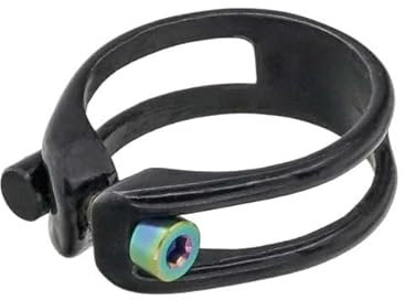 wanhaoaony Colliers De Selle pour VéLo Collier de Serrage for Tube de Selle, ultraléger, 6 g, pièces de vélo, Accessoires de vélo, Collier de Serrage for Tube de Selle(Color 34.9)