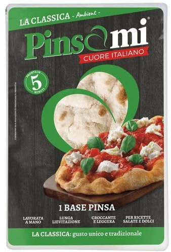 Pinsami Pinsa Classica, Cuore Italiano, 10 Pezzi da 230g, Gusto Unico e Tradizionale