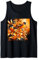 Fantasy Cute Bird Orange Lilien Tank Top