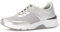 Gabor Damen Low-Top Sneaker, Frauen Halbschuhe,schnürschuhe,schnürer,straßenschuhe,Strassenschuhe,Sportschuhe,Silber,44 EU / 9.5 UK