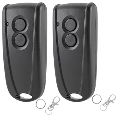 2 x 433.92 MHz Garagenöffner-Fernbedienung für Hörmann Ecostar RSC2-433 RSE2-433 für Hand Transmitter Hormann Garage Door Operator for Hormann Garage Door Remote Fob 500/700/800 /D2500/D5000/S4000