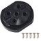 ComfyHarbor Soporte de plástico para computadora de bicicleta, base fija para GARMIN, piezas de reparación de asiento macho, accesorio ligero (reparación)