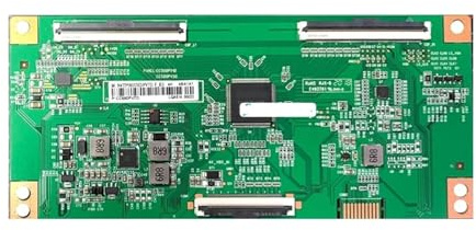 ZERATLVD Carte T-Con de Remplacement Blanche avec Code-Barres CC500PV7D, Carte logique T-Con 4K, Accessoires TV(Board)