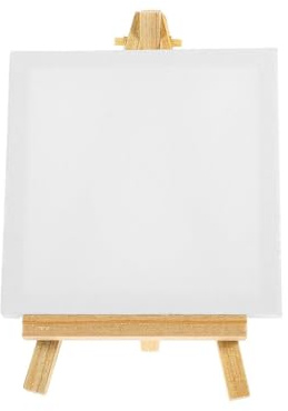 Kit de peinture sur toile avec Mini chevalet, cadre léger, Compact et Stable, 1 ensemble