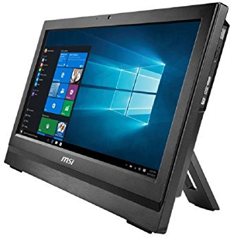 MSI 9S6-AA7811-027 Pro 20T 6M-027XDE All-in-One Desktop PC (Intel Core i3-6100, 128GB Festplatte, 4GB RAM, HD-Grafik, Win 10, 50,8 cm (20 Zoll)) schwarz
