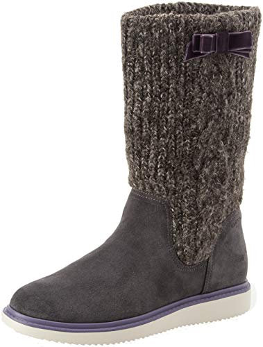 Geox J THYMAR Girl D, Stivali Alti Bambina, Grigio (Dk Grey C9002), 32 EU