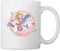Spreadshirt Prinzessin Lillifee auf Einhorn Rosalie Tasse, One size, Weiß