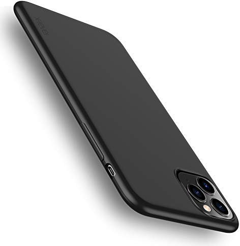 X-level iPhone 11 Pro Case, [Guardian Serie] Slim Fit Soft TPU Ultra Thin Mobile Phone Cover Matte Finish Coating Grip Phone Case for Women Compatible iPhone 11 Pro 5.8- Black