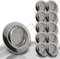 trendlights24 Decora LED Einbaustrahler 230V Chrom rund, 10er Set Spots 6W 450 lm GU10 Warmweiß, Decken Einbauleuchte 68 mm, schwenkbar